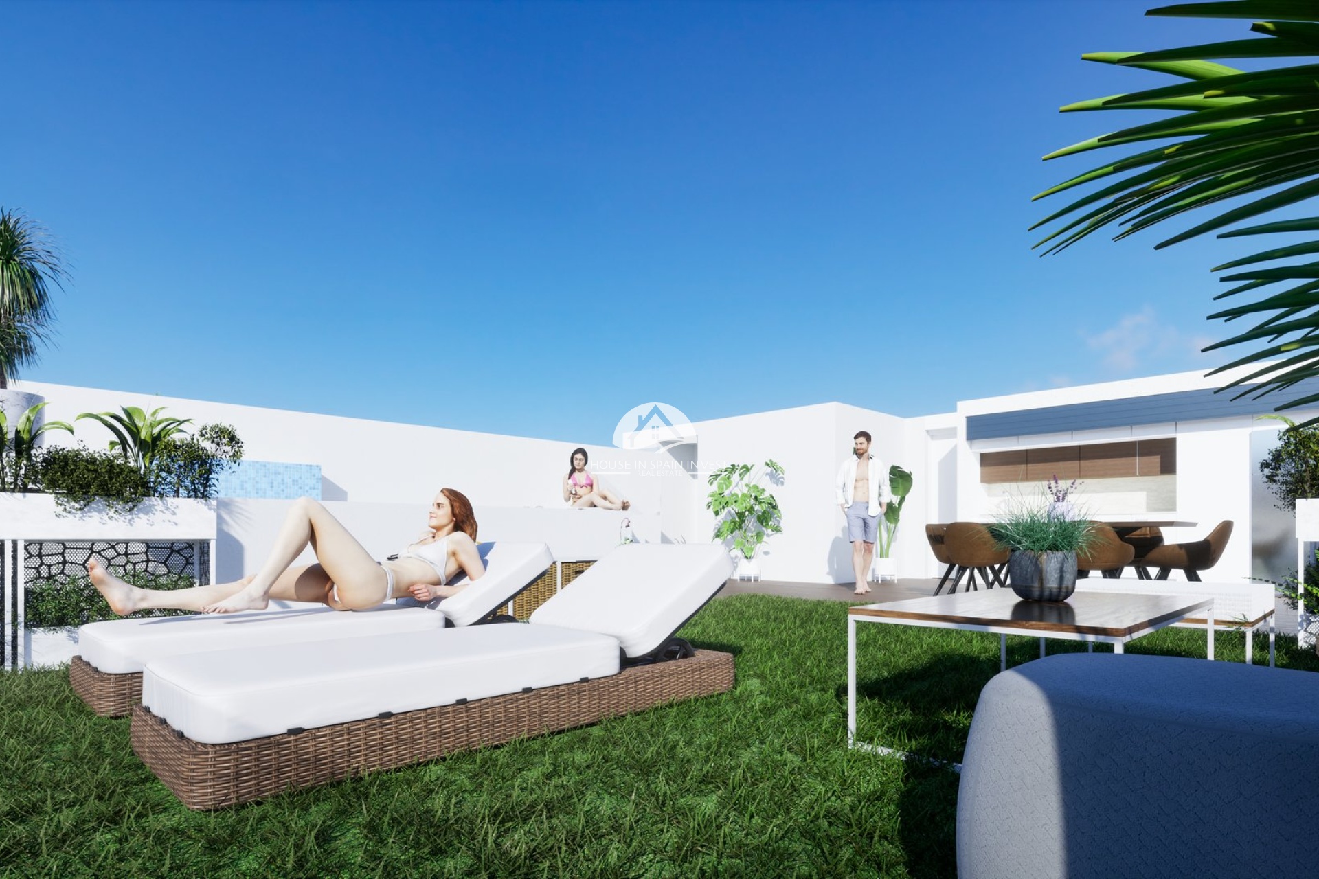 Nieuwbouw   - Gelijkvloerse bungalow - Benijofar