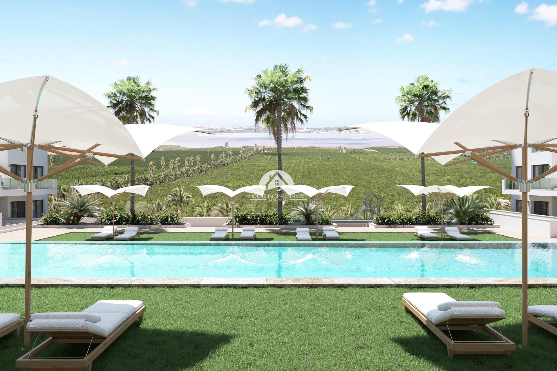 Nieuwbouw   - Gelijkvloerse bungalow - Torrevieja