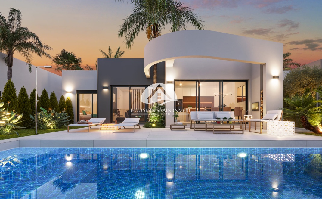 Obra nueva - Bungalow planta baja - Los Alcázares