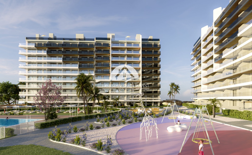 Nieuwbouw   - Gelijkvloerse bungalow - Torrevieja - Punta Prima