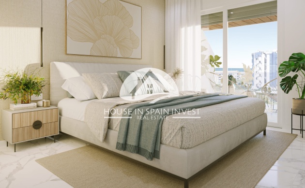 Nieuwbouw   - Gelijkvloerse bungalow - Torrevieja - Punta Prima