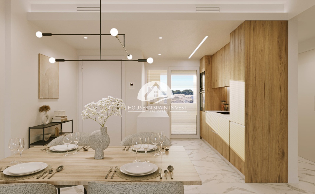 Nieuwbouw   - Gelijkvloerse bungalow - Torrevieja - Punta Prima