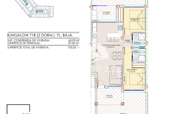 Resale - Townhouse - Torrevieja - Los Balcones  