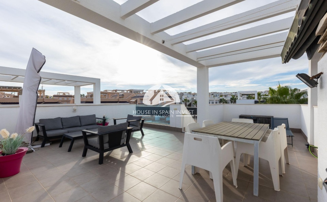 Herverkoop - Gelijkvloerse bungalow - Torrevieja - Los Balcones  