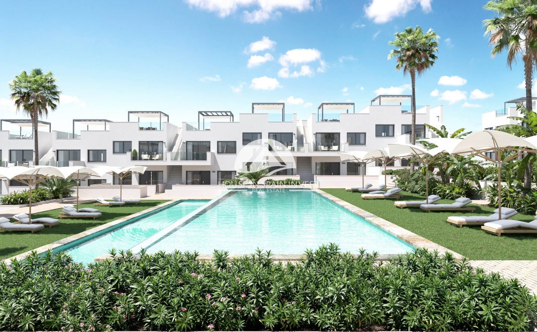 Nieuwbouw   - Gelijkvloerse bungalow - Torrevieja