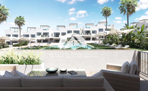 Nieuwbouw   - Gelijkvloerse bungalow - Torrevieja