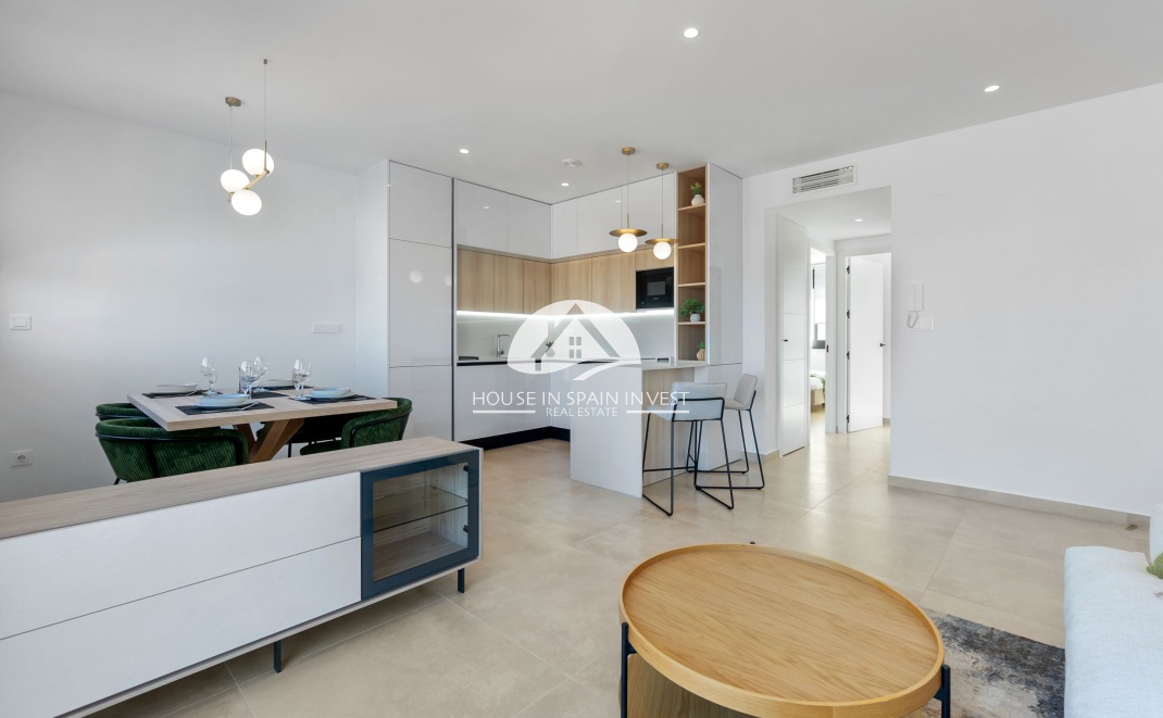 Nieuwbouw   - Gelijkvloerse bungalow - Torrevieja