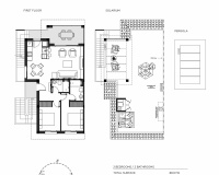 Nieuwbouw   - Boven bungalow - Rojales - Ciudad Quesada - Ciudad Quesada