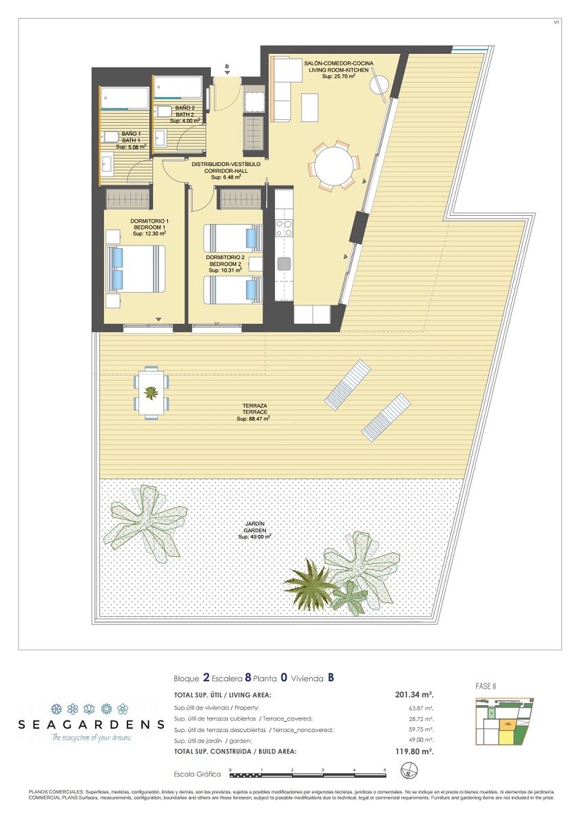 Floorplan apartment 2-8-0-B (2nd phase)