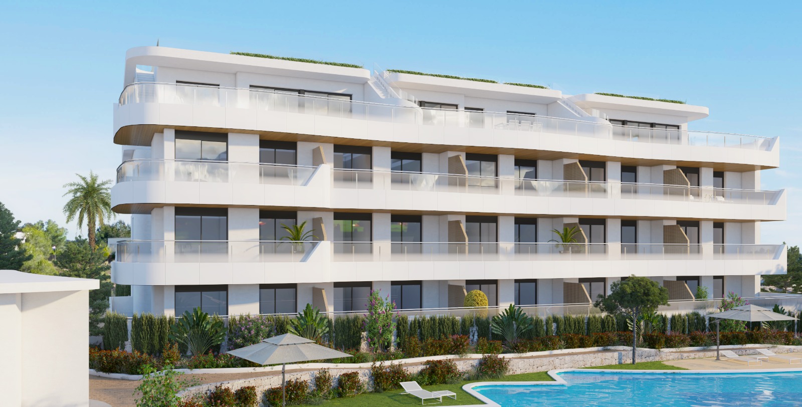 New-built apartments for sale in the heart of Playa Flamenca.