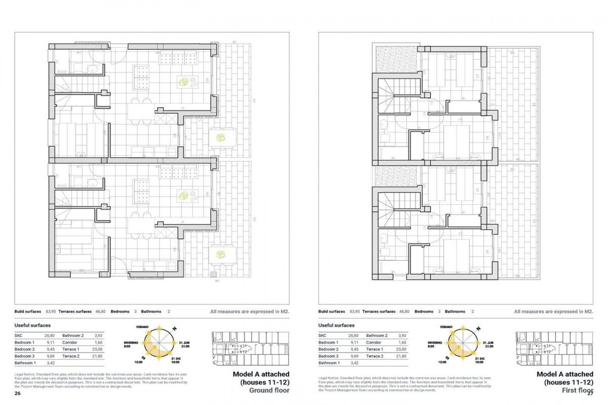 Floorplan villas 11-12