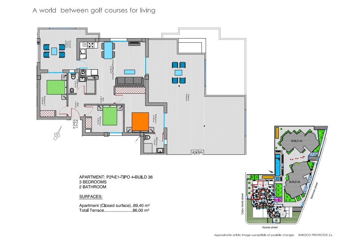 Floorplan Apt. 68 - 2nd floor