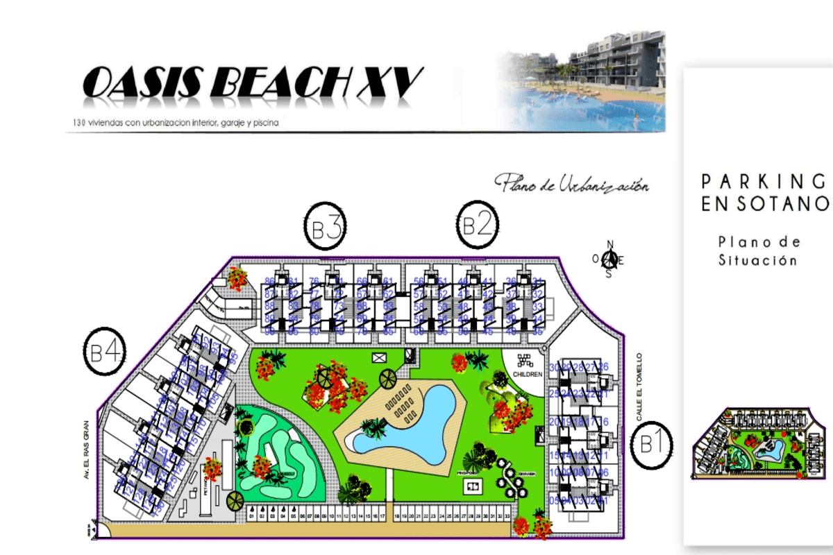 General plan of the complex