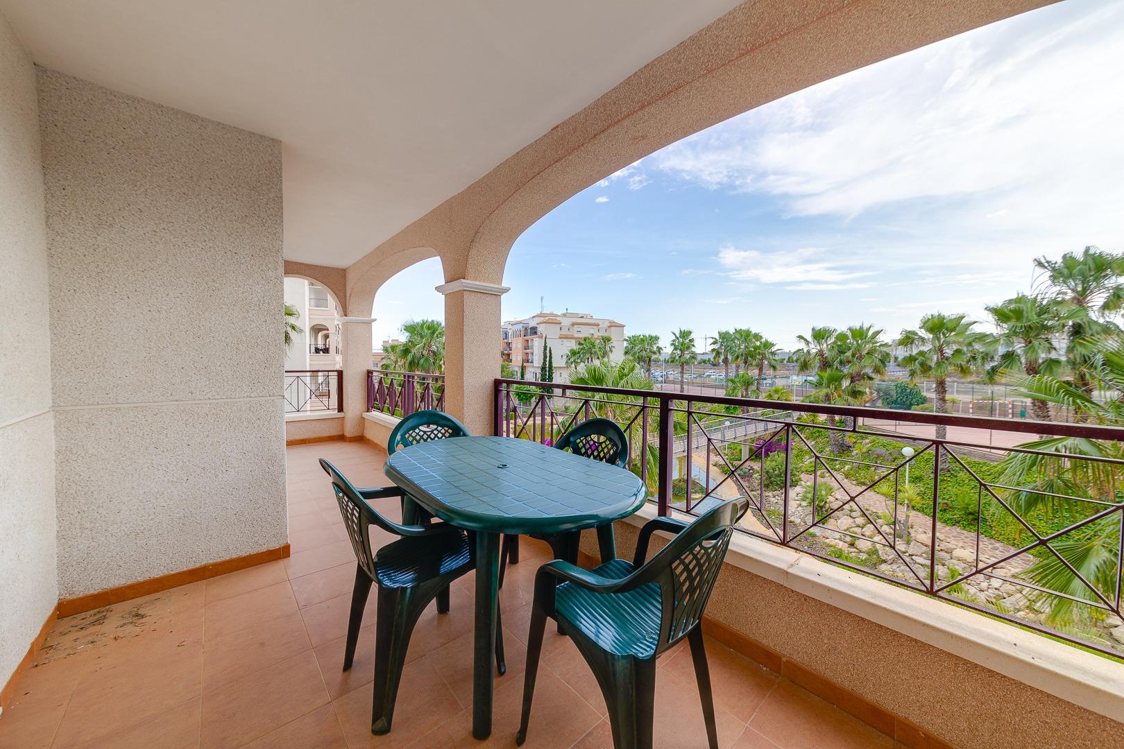 Nice south facing apartment for sale in the Laguna Golf complex on Playa Flamenca at La Zenia Boulevard.