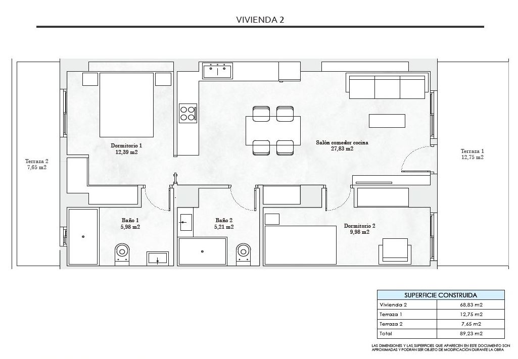 Plano apartamento 2